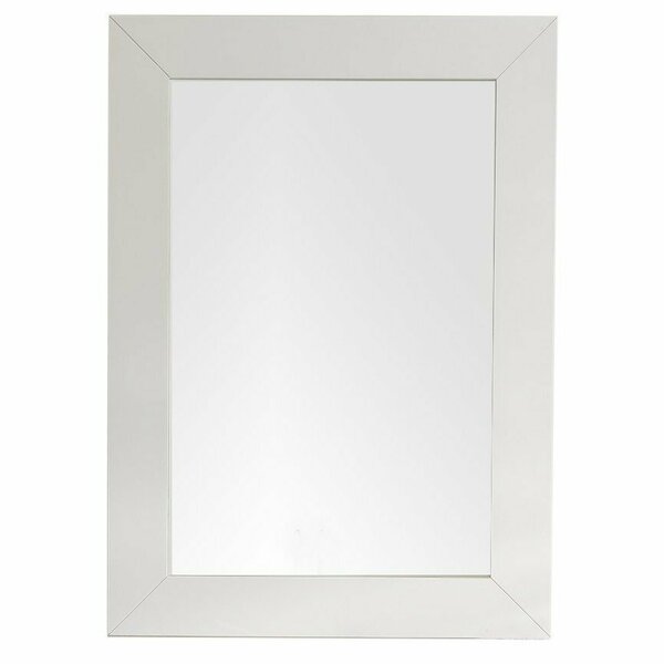 James Martin Vanities Weston 29in Rectangular Mirror, Bright White 148-M29-BW